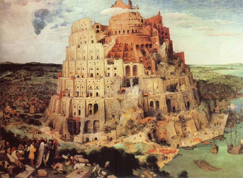 unknow artist THe Tower of Babel France oil painting art